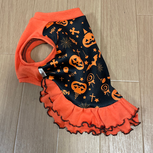 高級感あるオリジナルプリント ハロウィン犬服【完成品】ハロウィン