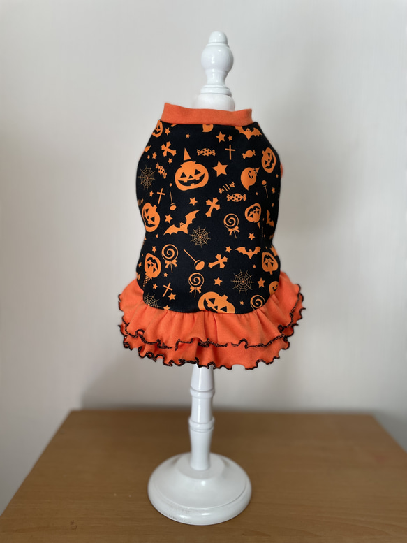 高級感あるオリジナルプリント ハロウィン犬服【完成品】ハロウィン