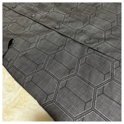 アンティーク大島紬のパッチワークコート リバーシブル 茶龍郷 受注