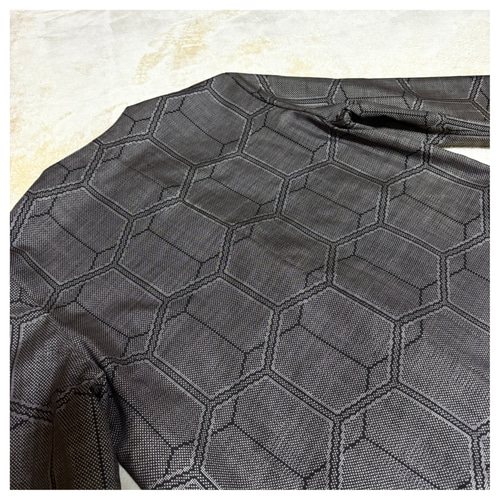 アンティーク大島紬のパッチワークコート リバーシブル 茶龍郷 受注