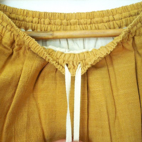bighug 手織りコットンスカートモデル身長158㎝