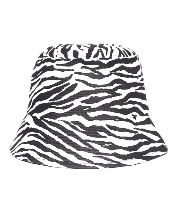 Zebra Bucket Hat バケットハット ゼブラ柄 白黒  ストリート 6枚目の画像