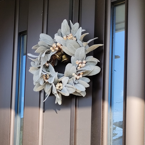 冬支度ラムズイヤーのpetitリース ラムズイヤーのリース - Petit Chateau プチ・シャトー | minne