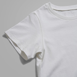 シンプルなコンパクトTシャツ オフ S/M/L 17/1天竺 10枚目の画像