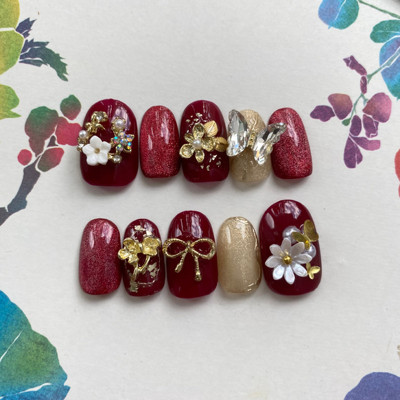 成人式用ネイル 成人式用ネイル