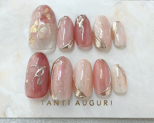 baby pink ネイルチップ ピンク 結婚式ネイル ブライダル baby pink ネイルチップ ピンク 結婚式ネイル ブライダル