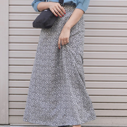 Puff Sleeve Knit Tops (baby blue) ニットセーター ブルー 青 ストリート 1枚目の画像