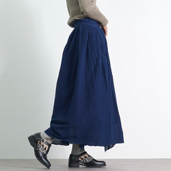 袴裙/海軍藍/三河紡織 第3張的照片