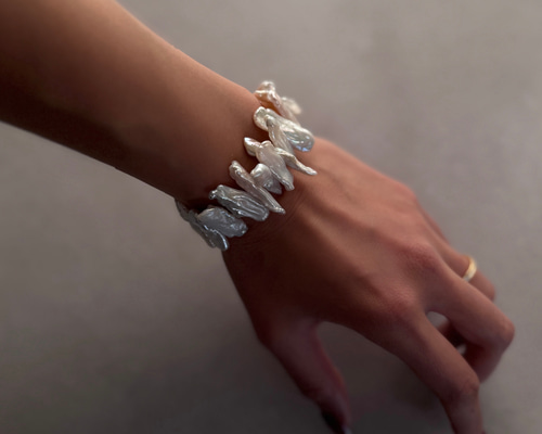 バロックパールブレスレット ＊ バロックパール / バングル