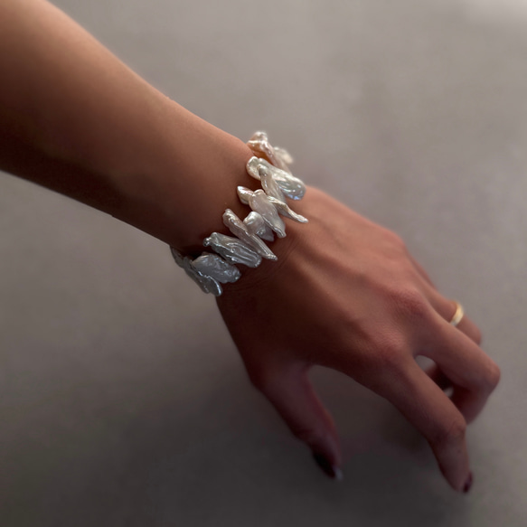 agete バロックパール バングル バロックパールブレスレット ＊ バロックパール / バングル