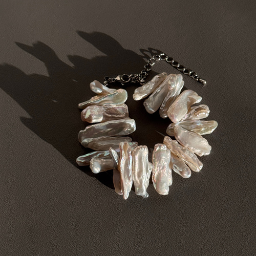 バロックパールブレスレット ＊ バロックパール / バングル