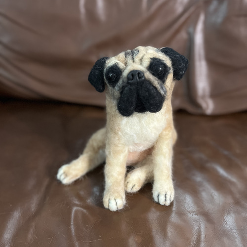羊毛フェルト犬オーダー 羊毛フェルト ao sunsun 通販 16609308
