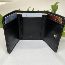 イタリアンレザー三つ折り財布 2枚目の画像