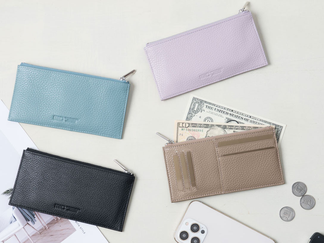 【刻印可】厚さ僅か1cm！バッグにもすっきり入るフラグメントケース　ボルセッタ　MH1467