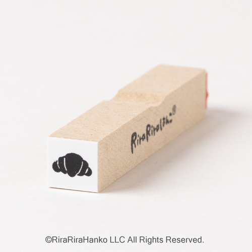 クロワッサン】10㎜角＊ラバースタンプ＊R162 はんこ・スタンプ