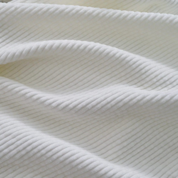 コーデュロイバルーンパンツ/ホワイト/遠州織物 8枚目の画像