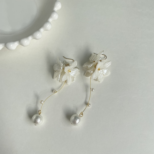 no.5893 ハンドメイド レジン ピアス イヤリング no.5893 ハンドメイド