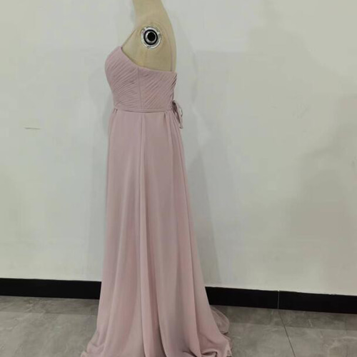 即納！パーティードレス キャミソール ピンク ふんわりシフォン 拳式  