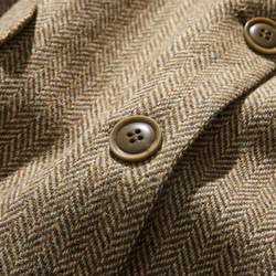 「着飾らず、お洒落」なロングコート　ノーカラーコート　ウール混　230928-1 7枚目の画像