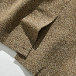 「着飾らず、お洒落」なロングコート　ノーカラーコート　ウール混　230928-1 13枚目の画像