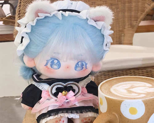 20cm完売レア限定メイド風猫耳太正浪漫着せ替えぬいぐるみ服セット♪ 20cm完売レア限定メイド風猫耳太正浪漫着せ替えぬいぐるみ服セット