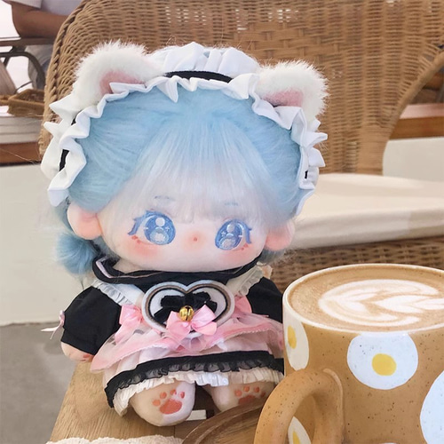 ぬいぐるみ着せ替え服 20cm ぬい服 ぬいぐるみ服 ＜猫メイド