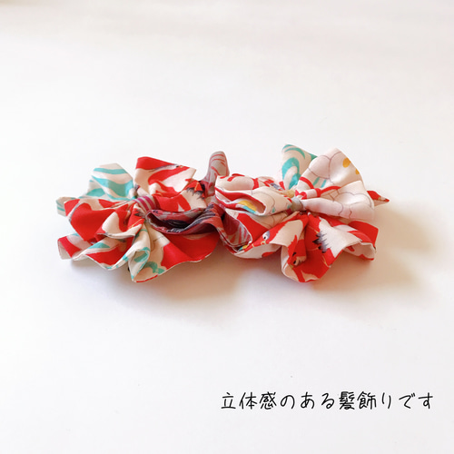 七五三髪飾り | 3歳髪飾り・7歳髪飾り | アンティーク着物生地