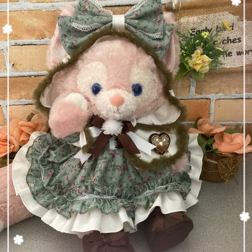 10★新品タグ付き★ドリードール　Manywayケープワンピース　グリーン 10☆新品タグ付き☆ドリードール Manywayケープワンピース グリーン