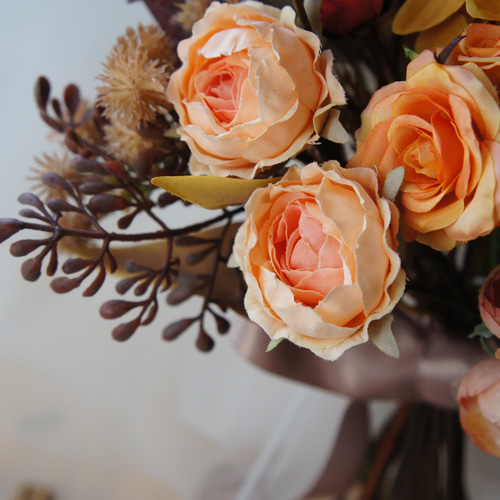 autumn wedding 【ブーケ・秋・結婚式・オレンジブーケ・前撮り