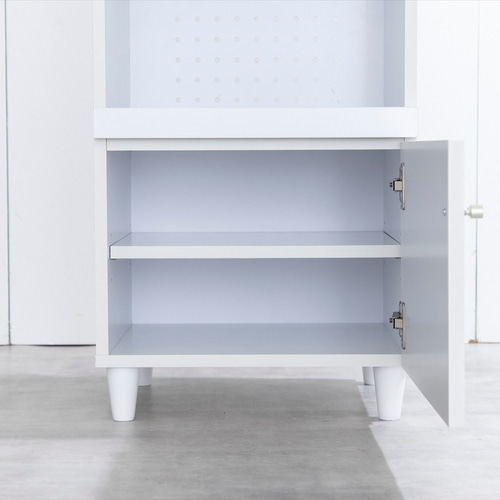 幅45cm】スリムレンジ台 【WRK153014】 棚・シェルフ・ラック