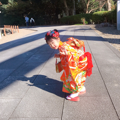 七五三髪飾り | 3歳髪飾り・7歳髪飾り | アンティーク着物生地