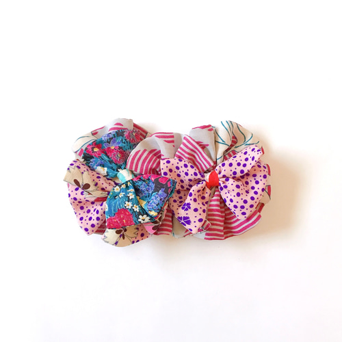 七五三髪飾り | 3歳髪飾り・7歳髪飾り | アンティーク着物生地