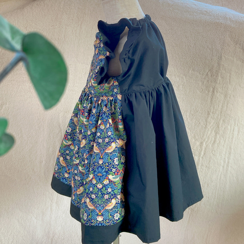 ウイリアムモリス ワンピース ハンドメイド ブラウス チュニック 120  