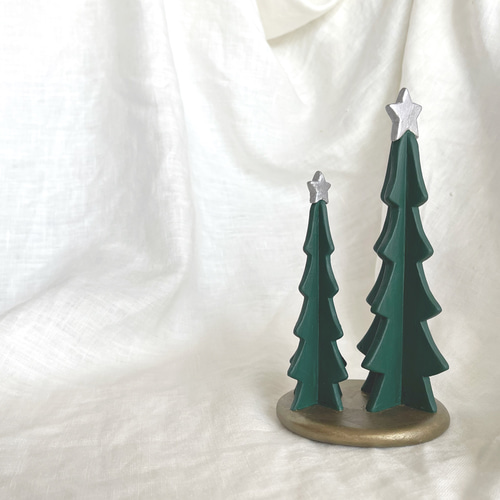 再販‼︎ クリスマスオブジェ・・Albero di Natale クリスマスツリー 銀 