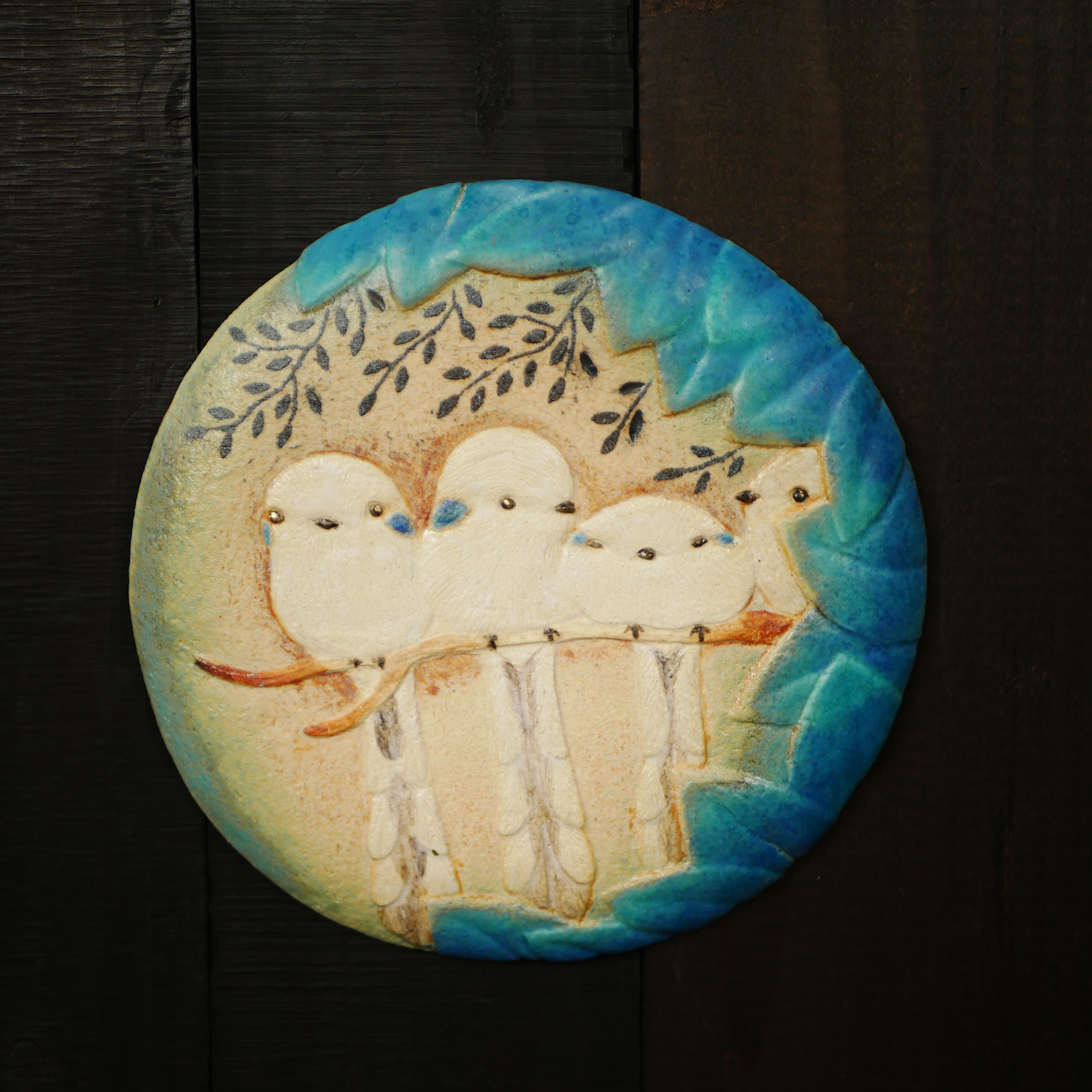 マクラメタペストリーフクロウ【受注後制作】