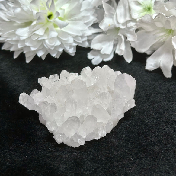 天然石インテリア・置物　7.6cm 　ヒマラヤ水晶　クラスター　水晶　原石 3枚目の画像