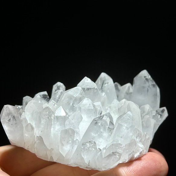 天然石インテリア・置物　7.6cm 　ヒマラヤ水晶　クラスター　水晶　原石 5枚目の画像