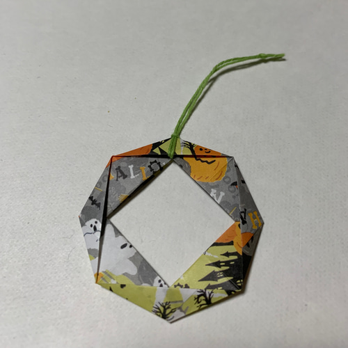 折り紙ハロウィン柄ミニリース その他雑貨 COCO 通販 16611136｜Creema