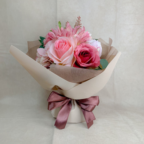 受注制作/カラーを選べる》おまかせスタンドブーケ 【Sサイズ