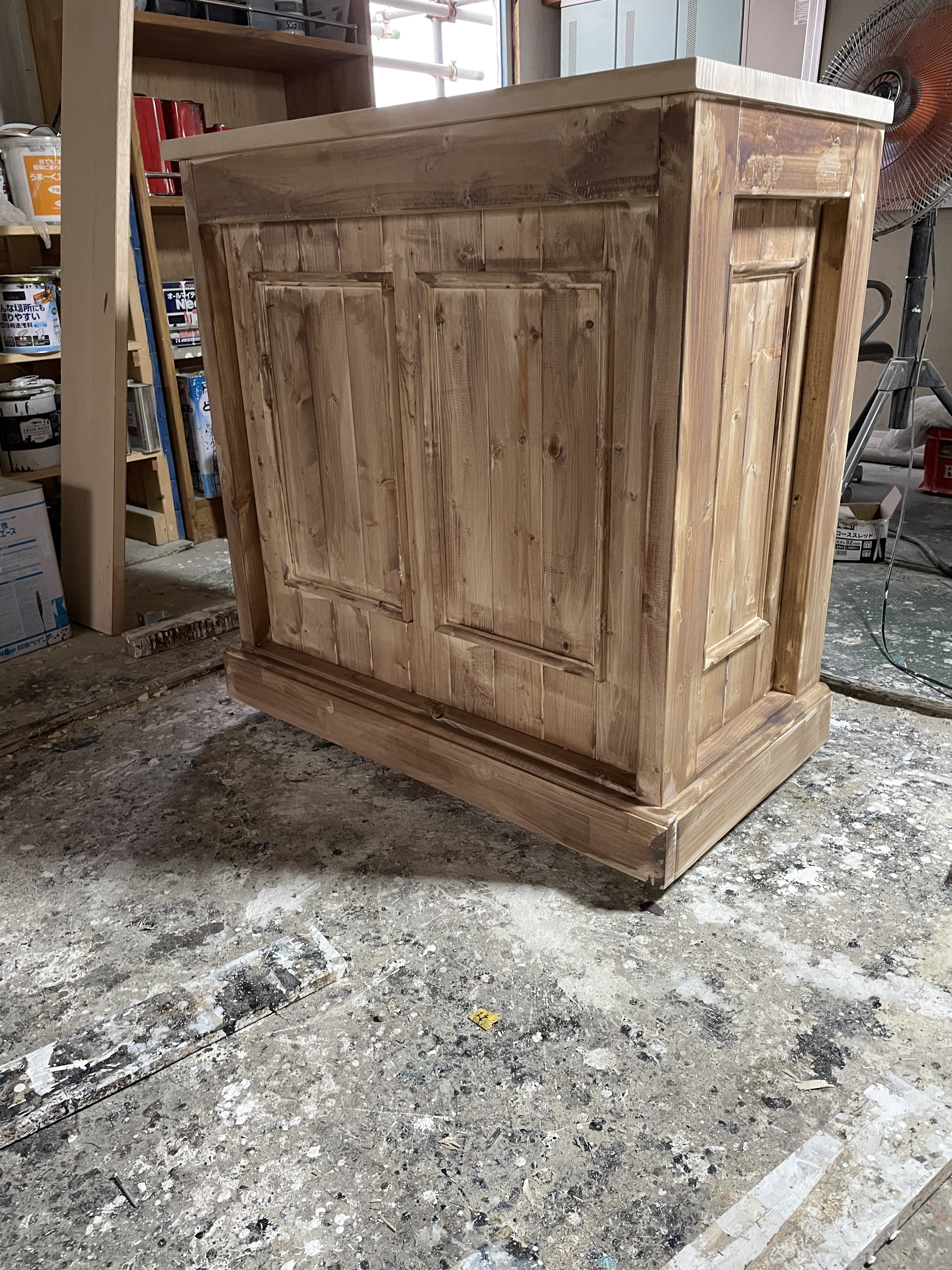 【フラット】カウンター　意匠　レジ　キッチン　アンティーク　幅90✖︎高さ92✖︎奥行き50センチ