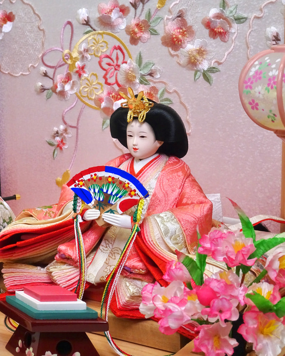 今どきのお雛様 小芥子親王飾り・はるか 