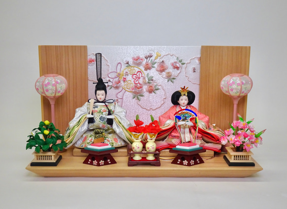 今どきのお雛様 小芥子親王飾り・はるか 