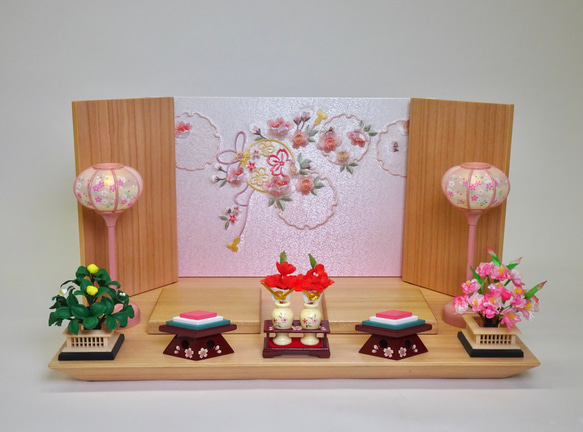 今どきのお雛様 小芥子親王飾り・はるか 