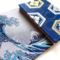 神奈川沖浪裏』 葛飾北齋御朱印帳 美術名画御朱印帳 B6 大判 富嶽三十