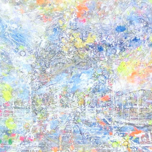 原画「大自然から生まれる命のエネルギー」 額サイズ55×44㎝ パワー