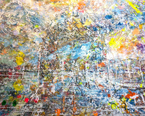 原画「大自然から生まれる命のエネルギー」 額サイズ55×44㎝ パワー