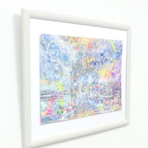 原画「大自然から生まれる命のエネルギー」 額サイズ55×44㎝ パワー