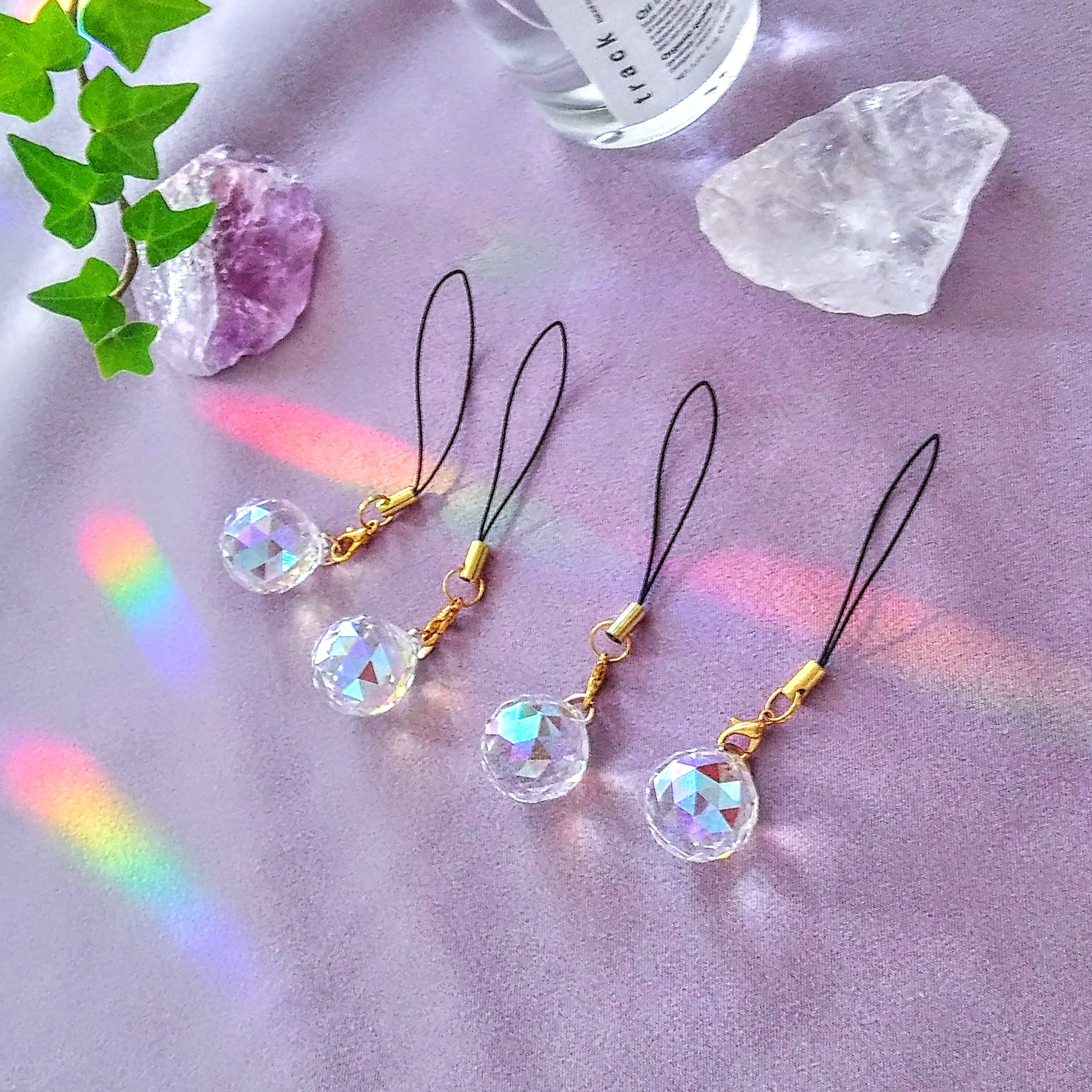 ENDRESS　Rainbow＊SWAROVSKIオーロラ 虹の雨　星空 【受注製作】 11,700円