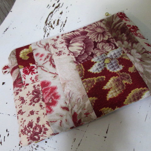 アンティーク インディゴ ストライプ パッチワーク エプロン 【公式通販】