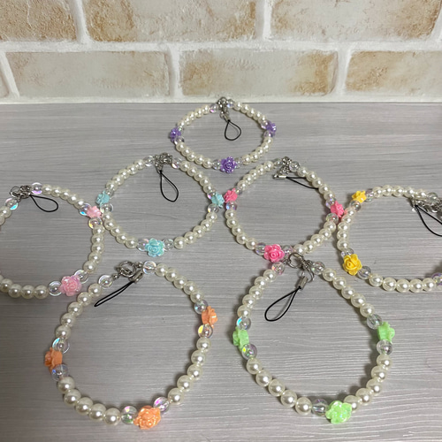 推しカラー♡ペンライト ストラップ 薔薇 イエロー その他アクセサリー